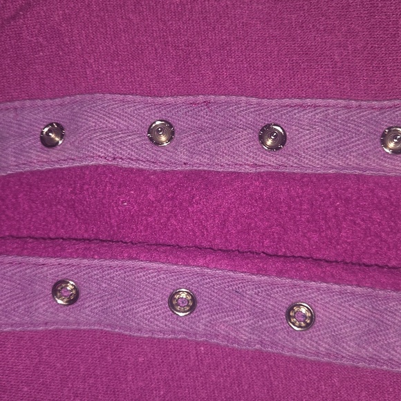 Vintage Candie's Vibrant Purple Snap Closure Top Size S - Picture 4 of 6